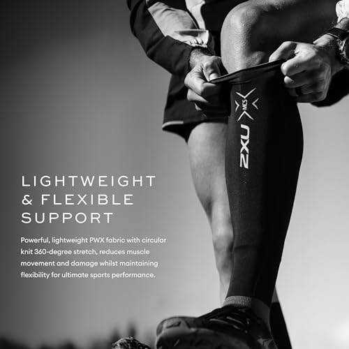 2XU Elite MCS Compression Calf Guards - color: Black/Nero