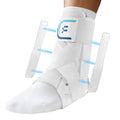 Ankle Brace for Men Women with Removable Side Splints Figure 8 Strap - color: White, size: S