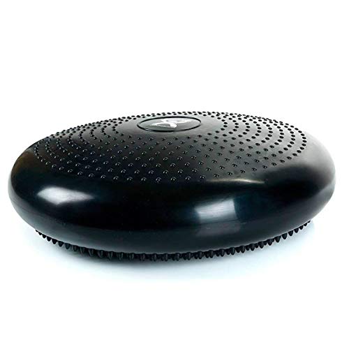 Cando 30-1868BLK Inflatable Vestibular Balance Disc, 23.6" diameter, Black - color: Black, size: 23.6" diameter