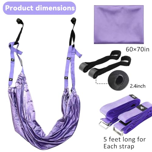 Door Swing Yoga Silk Yoga Strap for Home Aerial Flexibility Training