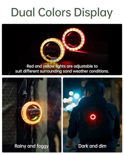 BlinkO Set 5 in 1, Wearable Outdoor Safety Light with Magnetic Clip, Wristband, Necklace and Keyring, Hands-Free EDC Flashlight, Clip-on Safety Light for Running, Hiking, Cycling, Dog Walking at Night