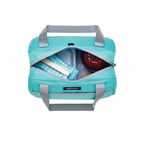 PackIt Freezable Hampton Lunch Bag, Soft Mint - color: Soft Mint