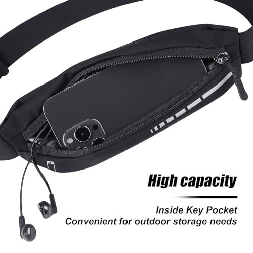 2 PCS Slim Running Belt Fanny Pack Running Phone Holder Runners Pouch
