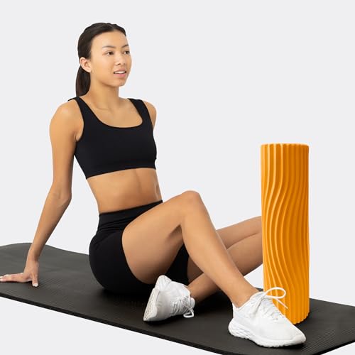 Oceanfoam Tidal Roller - Muscle Massage Foam Roller for Exercise (Gold) - color: Gold