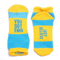 Gone For a Run Motivational Ankle Running Socks - Affirmation Runners Gifts - color: You Got This