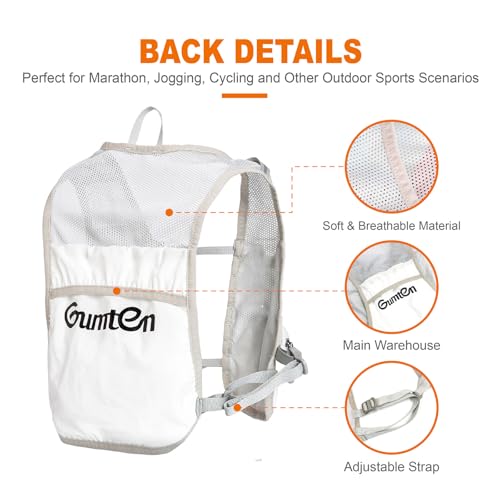 Running Vest for Women Lightweight Hydration Vest for Hiking Marathon Cycling Running Jogging - size: Gray, style: Only Running Vest