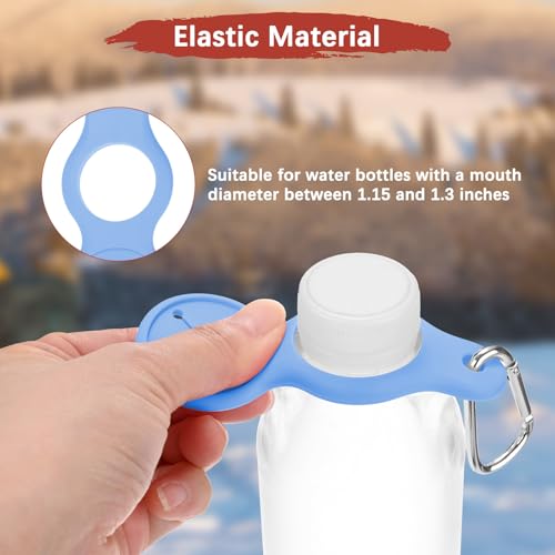Water Bottle Hanging Buckle Clip [PCS] - Water Cup Holder with Towel Hook for Bike Portable Secure Bottle Holder - color: Blue