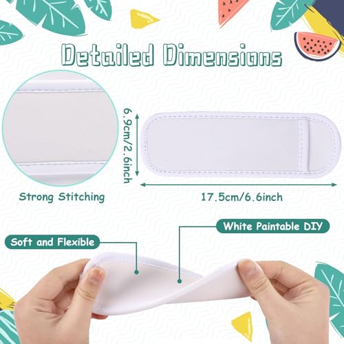 JANYUN Ice Pop Sleeves, 24 Pcs Sublimation Blanks Popsicle Holder - color: White