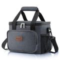 Lifewit Insulated Lunch Box for Men, Lunch Bag Cooler Women, 12-Can 9L - color: Dark Gray, size: Medium(9L)