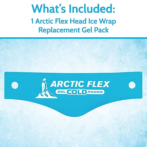 Arctic Flex Gel Replacement Packs - Reusable Ice Packs for Head, Injuries - size: Head