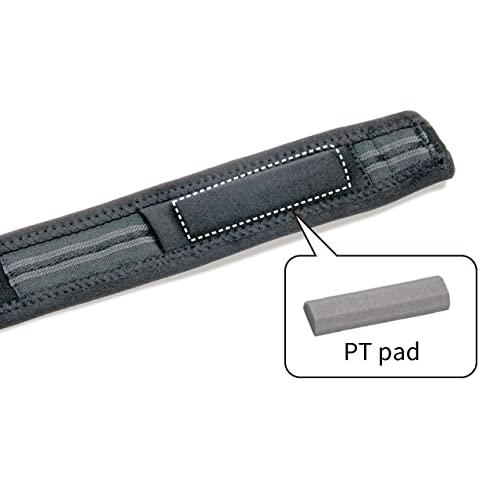 Zamst JK Band Sports Patella Band With Pressure Pad Relieving Pain On the Tendon For Patella Tendinitis-for Volleyball, Basketball, Running, Tennis, Pickleball-Black - size: X-Large
