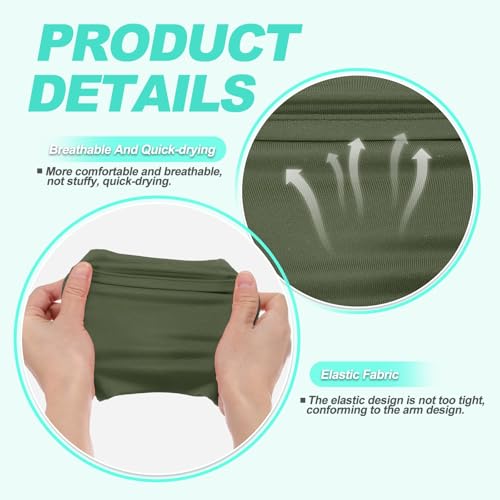 Cell Phone Armband Sleeve, Universal Sports Arm Band Army Green - color: Olive Green