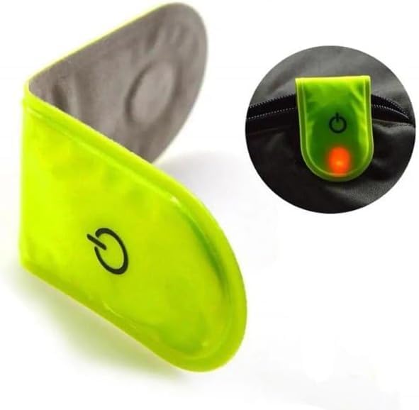 2pcs Night Running Reflector Light,Led Safety Magnetic Clip Light,Outdoor Clip Running Lights,for Night Walking,Cycling,Camping,Hiking,Running,Jogging Safety Accessories