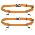 Bib Belt Race Belt Triathlon Running Number Holder 2Pcs Orange - color: Orange