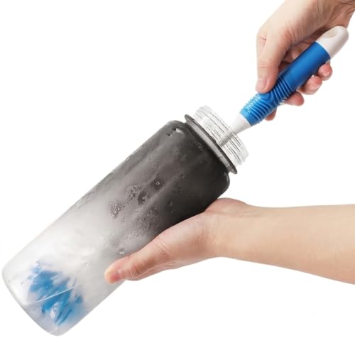 Bottle Brush with Long Handle for Baby Bottle, Cup, Glass Cleaning, 3 Pack - color: 3 Pack