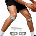 Silicone Patellar Tendon Support Strap 2 Pcs, Adjustable Non-Slip Patella Band Stabilizer Knee Brace for Jumpers Knee, Knee Pain Relief, fitness, Basketball, Running, Hiking, Soccer(Gray) - color: Gray
