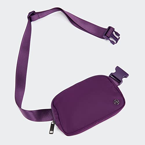 Pander Crossbody Belt Bag for Women and Men, Travel and Everyday Use - color: Dark Magenta