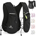 BECOJADDE 5L Running Vest for Women, Hydration Backpack Lightweight & Breathable for Trail Running, Marathon, Hiking, Cycling - color: Black