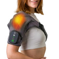 Heated Shoulder Wrap - Cordless Heating Pad Massager With Vibration, 3 Heating and Speed Adjustable Settings, Wearable Brace (2)