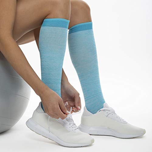 Copper Fit Women's Energy Easy-on/Easy-off Knee High Compression Socks