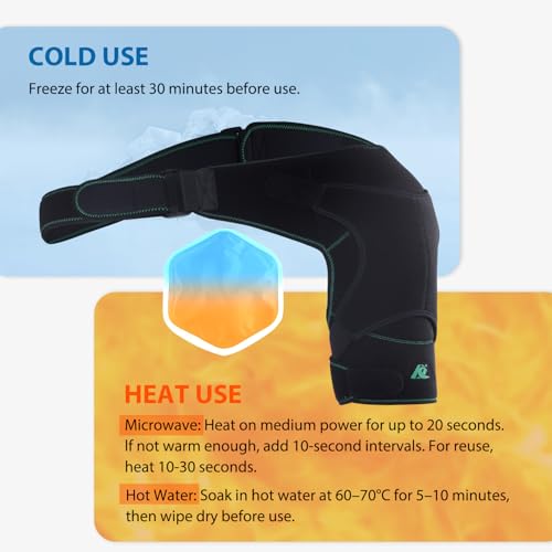 Shoulder Ice Pack Brace for Rotator Cuff, Swelling & Post-Surgery Recovery