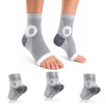 3 Pairs Neuropathy Socks for Women and Men, Toeless Compression Socks - color: White(3pcs), size: Medium
