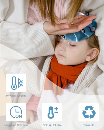 Ice Pack Bags for Injuries Reusable 3 Packs, Cold Pack Water Bag Hot Bag for Pain Relief, Leak-Proof Elastic Ice Bag, Size 6 9 11“ - style: Set 1