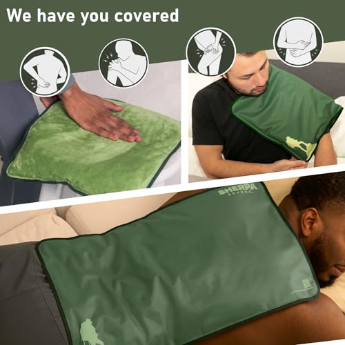 Flexible Hot and Cold Gel Pack Extra Large 14" x 22" - size: Extra Large, style: Green