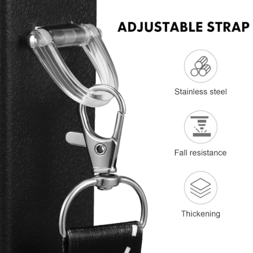 Rectangular Sports Water Bottle Flat Water Bottle for Purse Portable with Adjustable Strap Slim Travel Kettle for Gym Running Outdoor Use