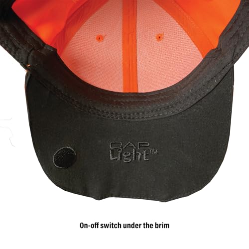 Panther Vision POWERCAP 20/00 LED Lighted Hats - High Output Ultra-Bright Hands Free LED Lighted Battery Powered Cap - Blaze Orange (CL2-280032) - color: Blaze Orange