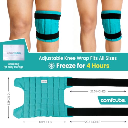 Ice Pack for Knee Pain Relief, 2 Hours Long Lasting Cold Therapy - style: Knee