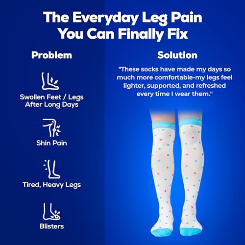 SB SOX 3-Pair Compression Socks (15-20mmHg) - color: 09 – Multi-color, size: S/M
