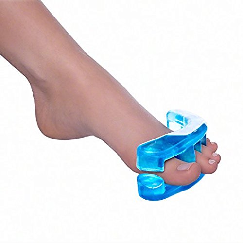 YogaToes® Classic for Women - Small Fits 7 and up Sapphire Blue: Toe Stretcher & Toe Separator. Fight Bunions, Hammer Toes, Foot Pain & More! - size: Small (Pack of 1)