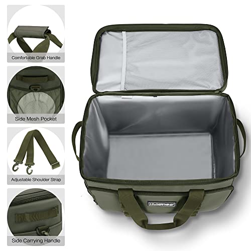 Hulongo Soft Sided Insulated Cooler Bag, 32L - color: green