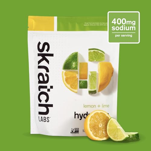Skratch Labs Hydration Sports Drink Mix, Lemon Lime, 20 Servings - size: 20 Servings (Pack of 1)
