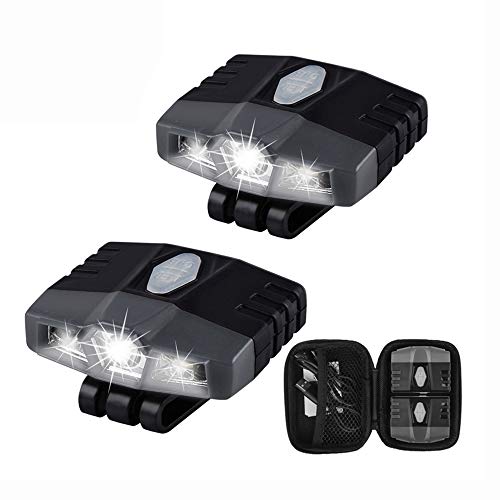 LHOTSE Rechargeable LED Hat Clip Light - color: Grey Grey