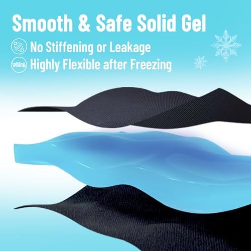 Cooling Eye Mask for Puffy Eyes, FSA Eligible HSA Reusable Eye Ice Pack - color: Black