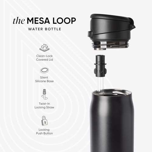 Simple Modern Water Bottle with Straw & Handle | 24oz | Green - color: -Eucalyptus Mix, size: 24 Ounces