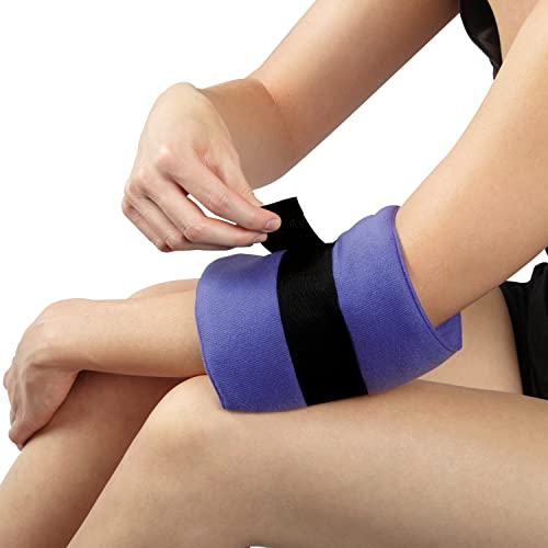 ThermiPaq Clay Therapy Pain Relief Wrap, Reusable Hot Cold Ice Pack for Injuries - Shoulder, Elbow, Ankles, Back and Knee, Medium, 6 x 12 in,(2-Pack)