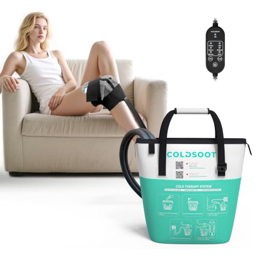 Ice Machine for Knee After Surgery, Cold Therapy Machine w/Timer