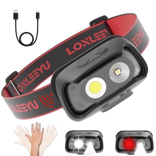 LED Headlamp Rechargeable,6Modes Super Bright Headlight Flashlight - size: 1 Pack
