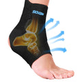 Ankle Brace for Women & Men - Ankle Support for Sprained Ankle, Tendonitis, Achilles, Injury Recovery, Plantar Fasciitis, Ankle Compression Sleeve Wrap for Running, Basketball (Medium)