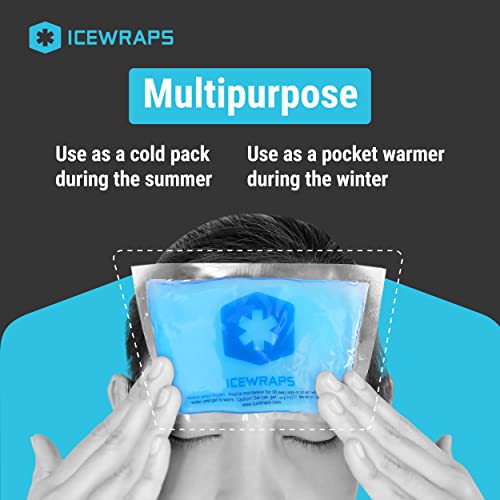 ICEWRAPS Reusable Ice Packs Compact 3 x 5 in, Soft Cooling, Pack of 60 - size: 60 Packs