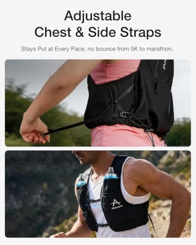 Running Vest for Women Men, 29″-37″, Lightweight Hydration Vest