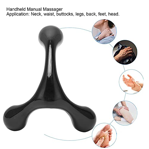 Naroote Massager Tool, Hand Held Massage Tool Full Body Massage Tool Mini Handheld Manual Massager Pressure Point Massage Tool for Waist Neck Foot Leg Head