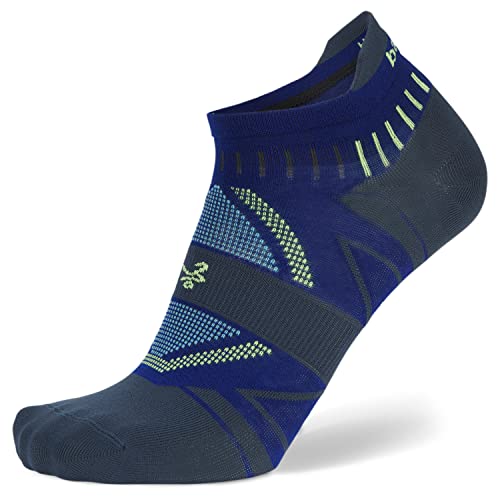Balega Unisex Adult Hidden Dry Moisture Wicking Performance No Show Athletic Running Socks (1 Pair) - color: Cobalt, size: Small