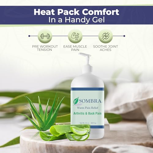 Sombra Warm Pain Relief 32 oz Pump for Arthritis, Back Pain & Pre-Exercise - size: 32 Ounce (Pack of 1)