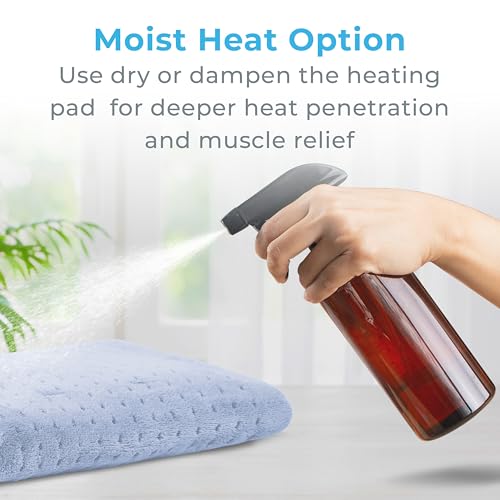 Pure Enrichment® PureRelief® Ultra-Wide Heating Pad, 20" x 24", 6 Settings - color: Periwinkle