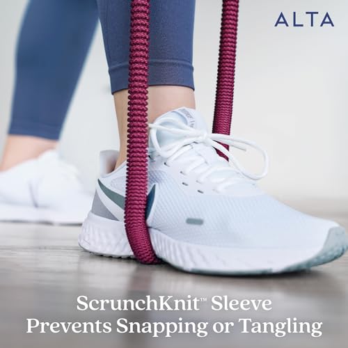 ALTA Resistance Tube Bands for Women, Full Kit Resistance Bands, Set of 3 - color: Burst, size: 3 Band Set