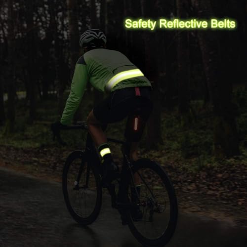 4-Pack Adjustable Reflective Armbands & Belts